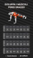 Poster Allenamento Muscle Booster