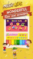 Music kids - Songs & Music Instruments الملصق