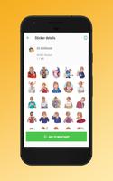 👨‍🎤 chanteur Stickers pour WhatsApp capture d'écran 1