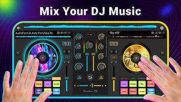 DJ mixeur de musique Affiche