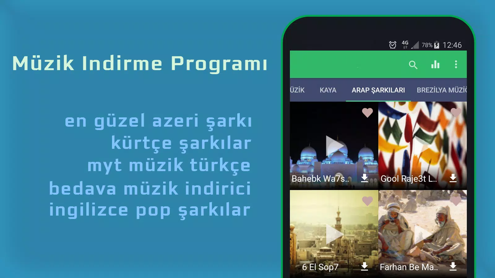 Android için Müzik Indirme Programı Mp3 Ücretsiz - APK'yı İndir