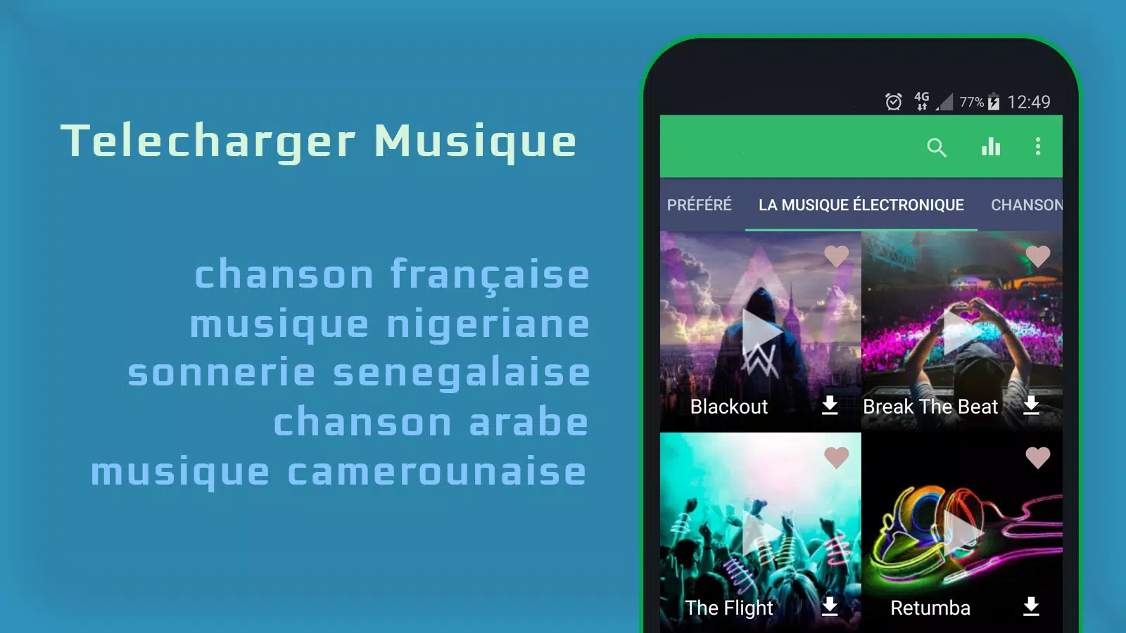 Application Pour Télécharger Des Musiques APK pour Android Télécharger