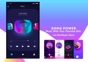 Music player Galaxy Note 9 2019 Affiche