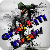 Draw graffiti icon