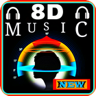 Musique en 8D en trois dimensions icône