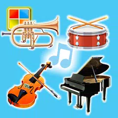 楽器の音学習カード : 英語学習