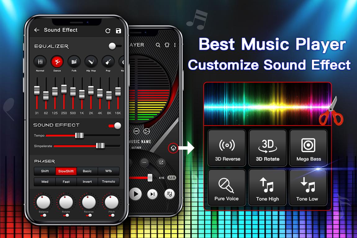 Music Player - Audio-Player mit Soundeffekt APK 1.2.5 für Android