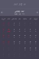 Dhivehi Calendar Affiche