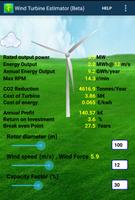 Wind Turbine Estimator beta Affiche