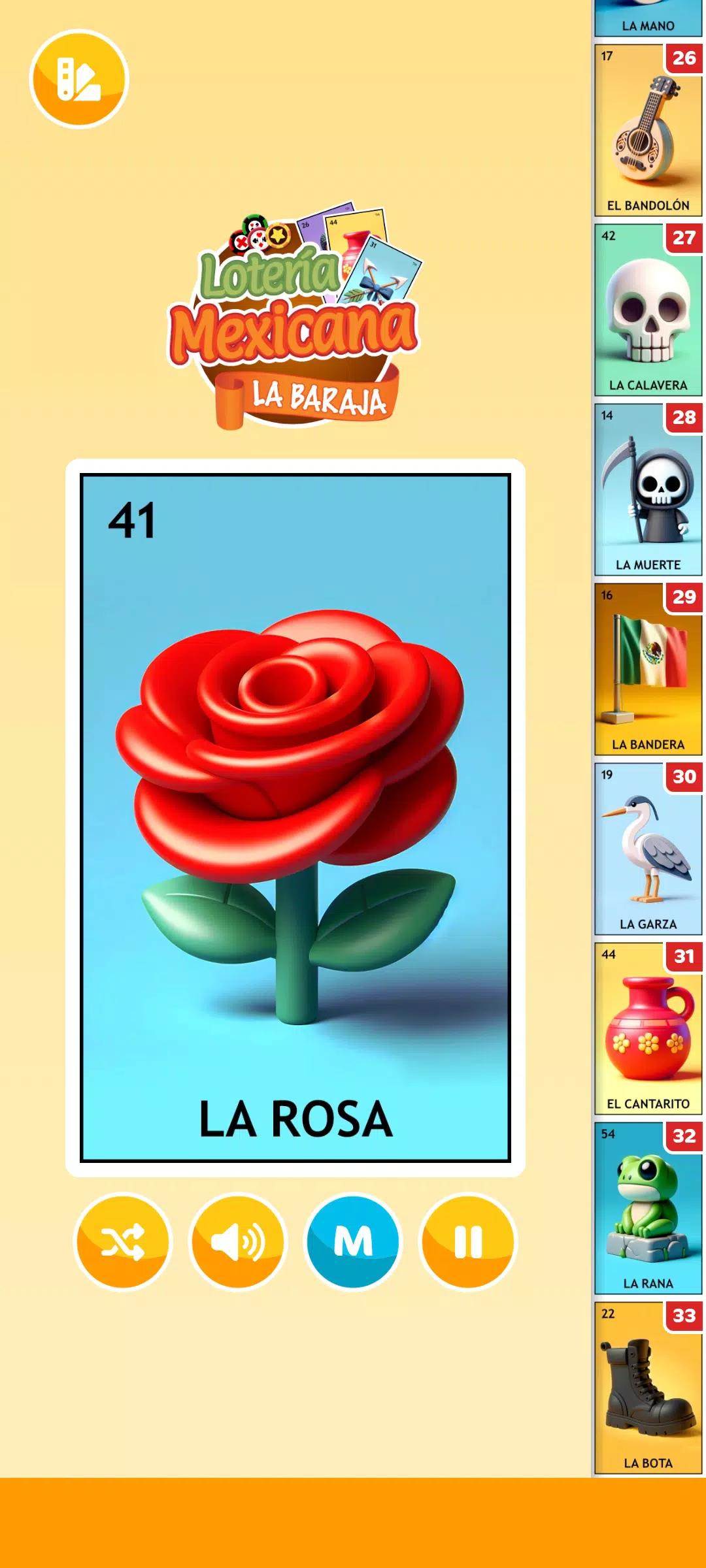 Lotería Mexicana - La Baraja