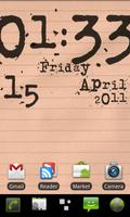 برنامه‌نما Super Clock Wallpaper Free عکس از صفحه