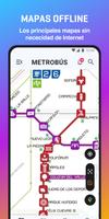 Metrofy - Líneas del metro Mex تصوير الشاشة 1