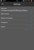 my Ringtone maker.ringtone cutter.music player capture d'écran 1