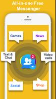 پوستر Messenger: Messages, Group chats & Video Calls!
