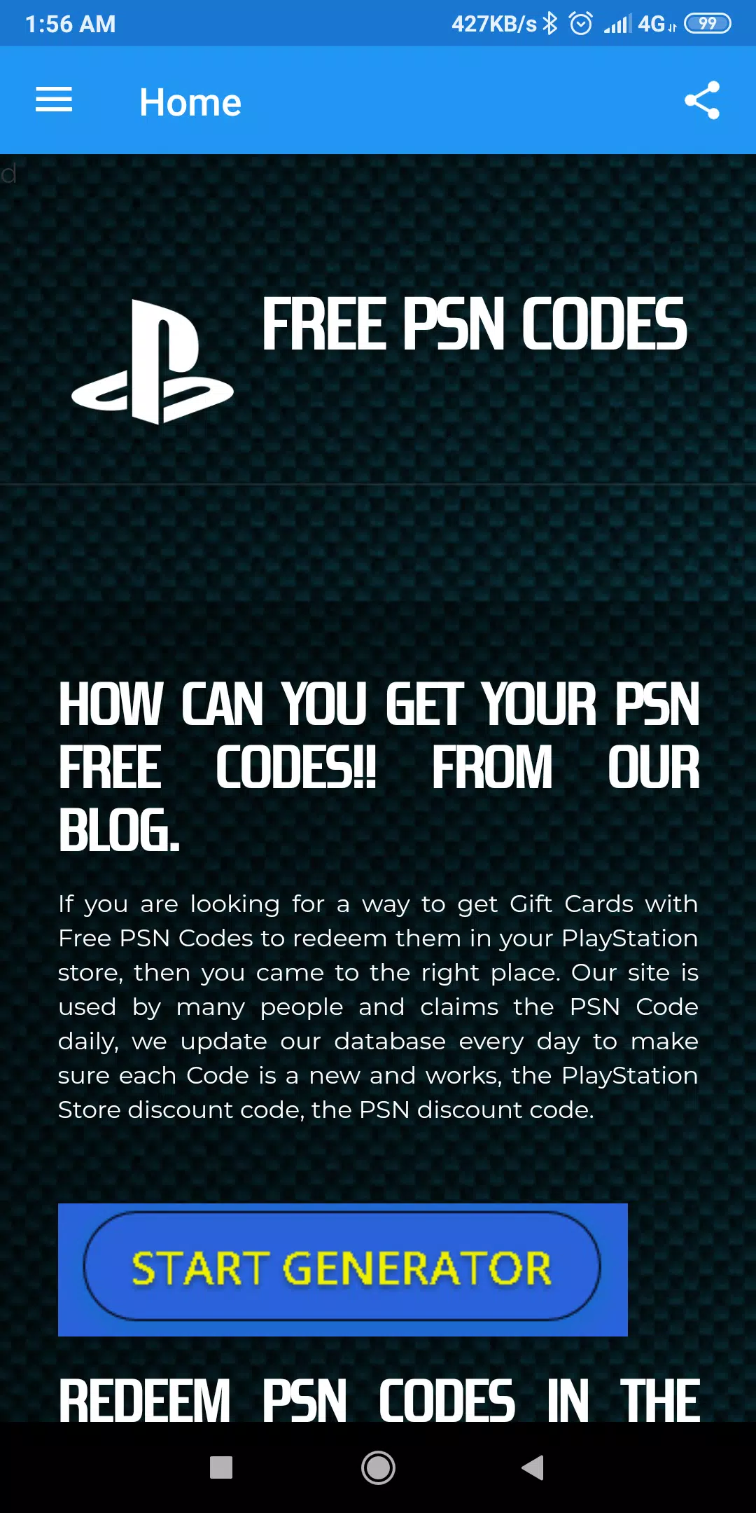 free psn code gift game hub APK for Android Download