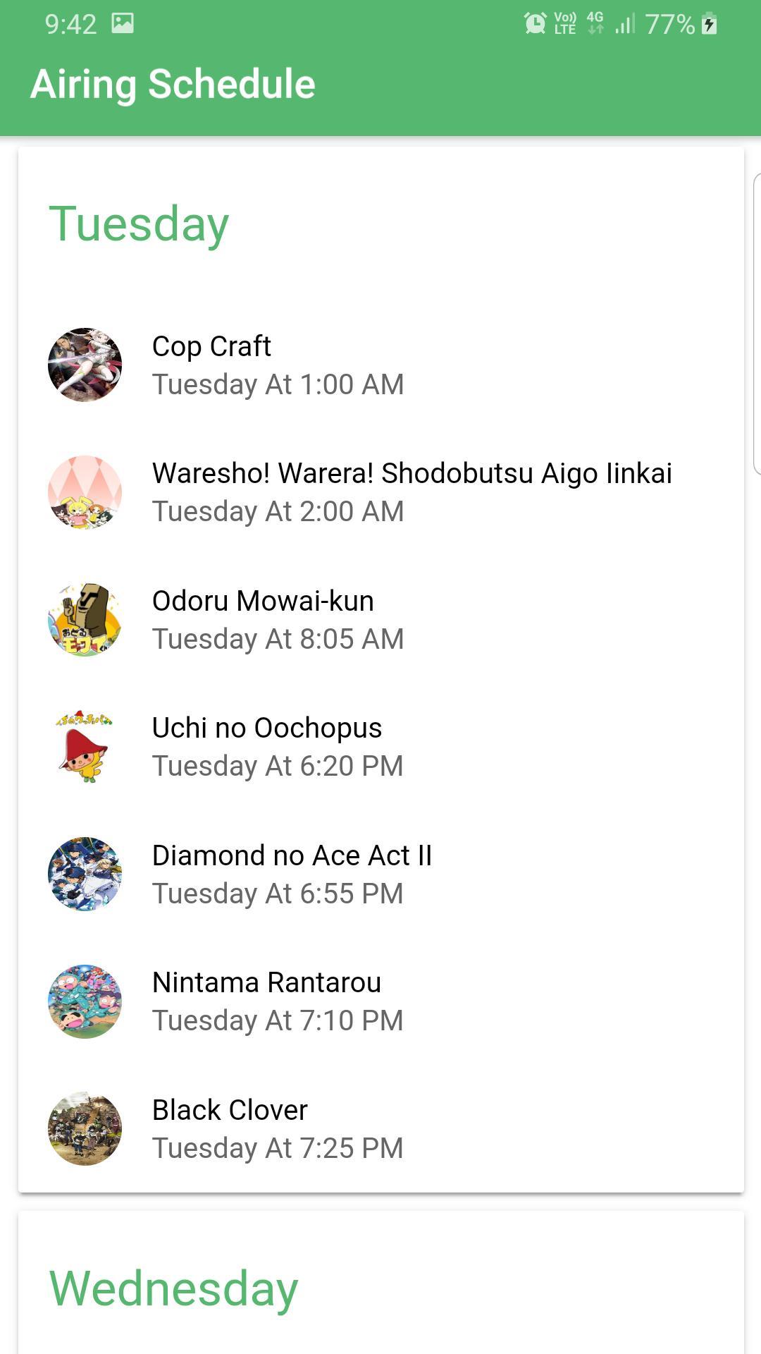 Anime Airing APK for Android Download