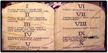 The Bible Ten Commandments KJV