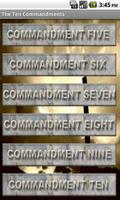 برنامه‌نما The Bible Ten Commandments KJV عکس از صفحه