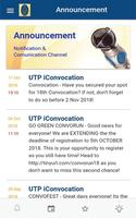 UTP iConvocation 海报