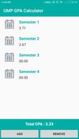 UMP CGPA Calculator Cartaz