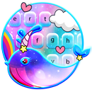 Unicorn Whales - Keyboard Theme APK