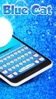 Blue Cat - Keyboard Theme screenshot 2