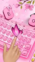 Cute Butterfly - Keyboard Theme الملصق
