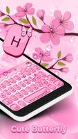 Cute Butterfly - Keyboard Theme تصوير الشاشة 2