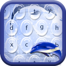 Cartoon Blue Whale - Keyboard Theme APK