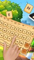 Cute Deer - Keyboard Theme poster