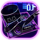 DJ Cool Neon Keyboard Theme APK