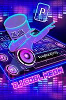 DJ Cool Neon Keyboard постер