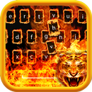 Fire Tiger - Keyboard Theme APK
