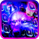 Neon Fox - Keyboard Theme APK