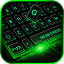 Neon Green Future Tech Keyboar APK