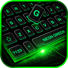 Icona Neon Green Future Tech Keyboar