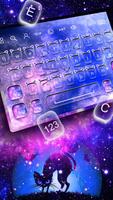 Galaxy Kitty Emoji - Keyboard Theme Ekran Görüntüsü 2