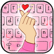 Glamorous Love Heart Keyboard Theme