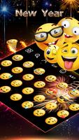 Happy New Year - Keyboard Theme Ekran Görüntüsü 2