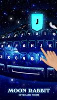 Moon Rabbit - Keyboard Theme Ekran Görüntüsü 1