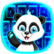 Neon Panda - Keyboard Theme