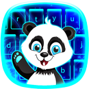 Neon Panda - Keyboard Theme APK
