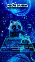 Neon Panda - Keyboard Theme Ekran Görüntüsü 1