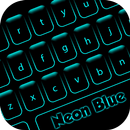 Neon Blue - Keyboard Theme APK