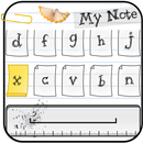 Sticky Notes Keyboard Theme APK