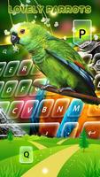 Lovely Parrots - Keyboard Theme Ekran Görüntüsü 1