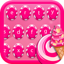 Pink Candy Cute - Keyboard Theme APK