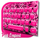 Pink Leopard - Keyboard Theme icône