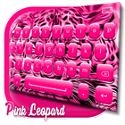 Pink Leopard - Keyboard Theme simgesi
