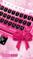 Pink Bow - Keyboard Theme Ekran Görüntüsü 1